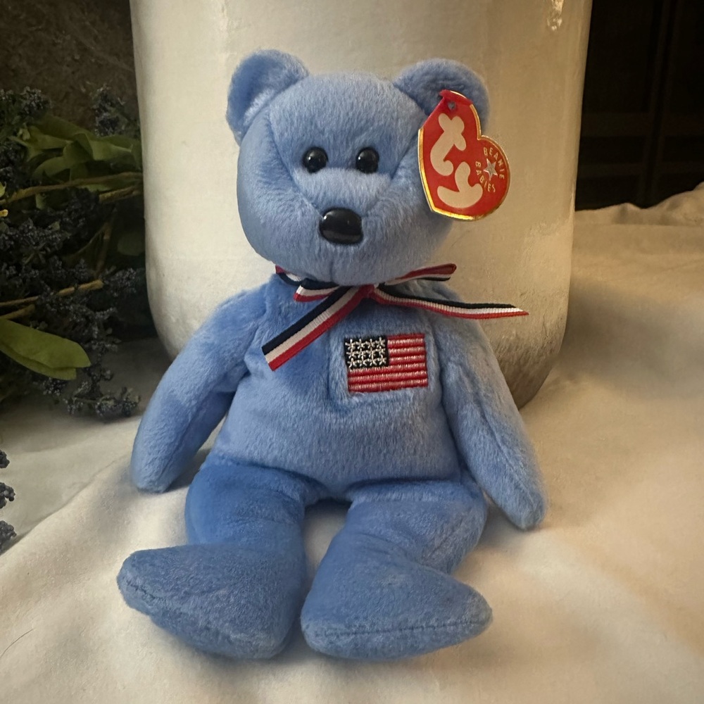 Rare TY beanie baby America with errors